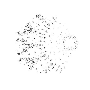 siyah ve beyaz grunge dokusu. vektör arkaplanı