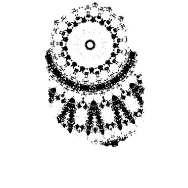 soyut siyah fırça darbesi ve dokusu