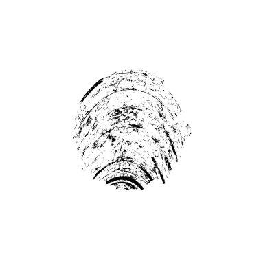 soyut siyah fırça darbesi ve dokusu