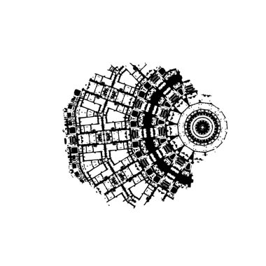 soyut siyah fırça darbesi ve dokusu