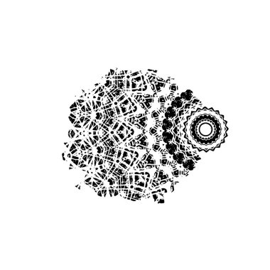 soyut siyah fırça darbesi ve dokusu