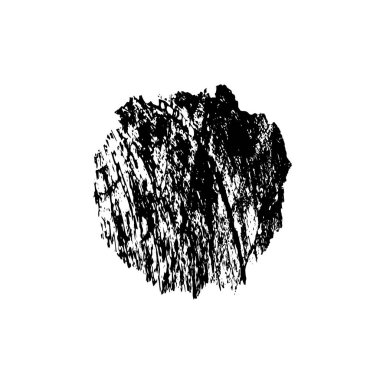 soyut siyah fırça darbesi ve dokusu