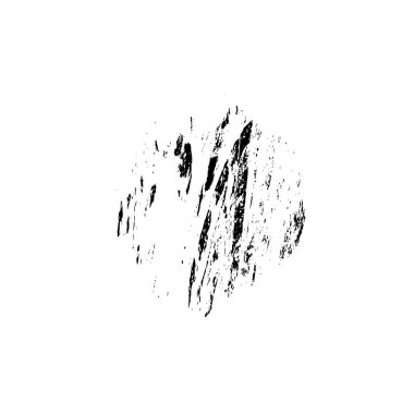 siyah fırça darbesi ve doku. vektör 