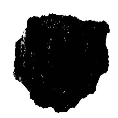 siyah fırça darbesi ve doku. vektör 