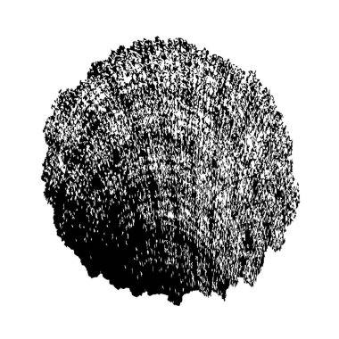 siyah fırça darbesi ve doku. vektör 