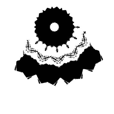 siyah fırça darbesi ve doku. vektör 