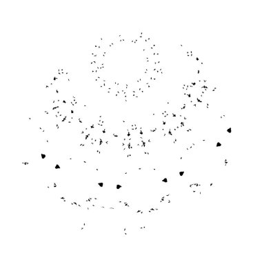 siyah fırça darbesi ve doku. vektör 