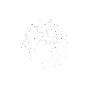  beyaz arkaplanda mürekkep fırçası darbesi çizildi.