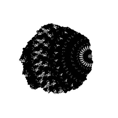  beyaz arkaplanda mürekkep fırçası darbesi çizildi.