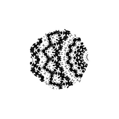  beyaz arkaplanda mürekkep fırçası darbesi çizildi.