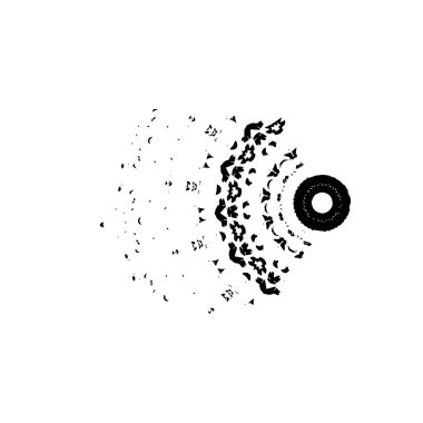 Ağ grunge siyah mürekkep şekli arkaplanı