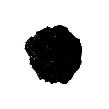 siyah fırça darbesi dokusu. grunge soyut el - boyanmış element.