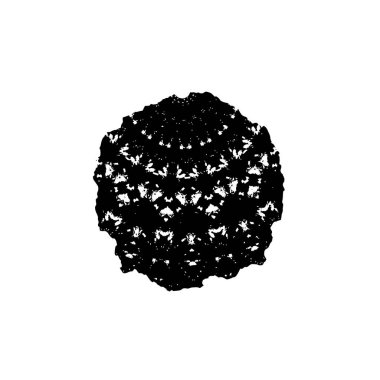 Vektör el çizimi mürekkep fırçası ve leke. arkaplanda izole.