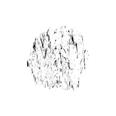 beyaz arkaplanda siyah mürekkep fırçası darbeleri