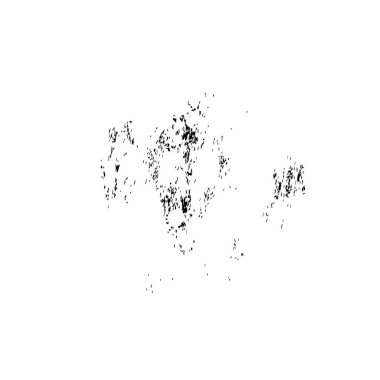 siyah ve beyaz vektör çizimi - beyaz arkaplanda çizilmiş mürekkep fırçası vuruşu.