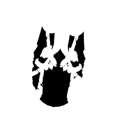 grunge siyah mürekkep şekli arkaplanı