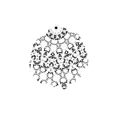 grunge siyah mürekkep şekli arkaplanı