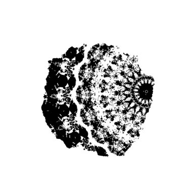 grunge siyah mürekkep şekli arkaplanı