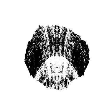 Grunge, ortada fotokopi alanı olan eski cam çerçeve.