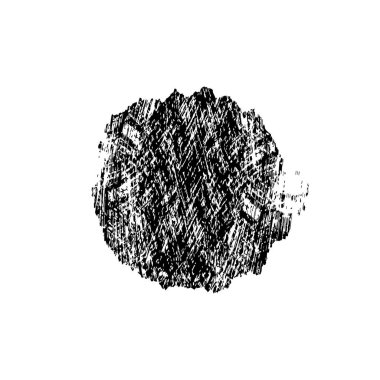 vektör siyah fırça darbeleri. El çizimi grunge mürekkebi şekli.