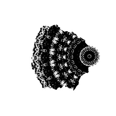 El çizimi Noel ağacı. İçinde kar taneleri olan vektör noel kartı. Noel ağacı illüstrasyonu.