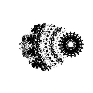 dişli dişli dişli dişli çark, vektör illüstrasyonu.