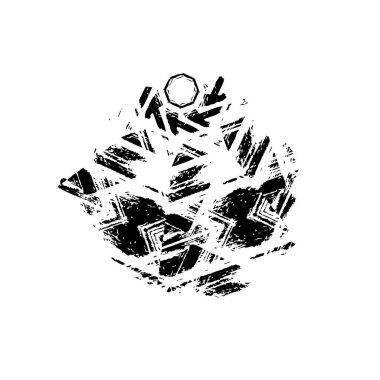 Grunge pulu. Vektör çizimi. 10 saniye.