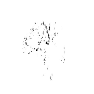 Çatlamış beton, taş ya da asfaltın sıkıntılı örtülü dokusu. Grunge 'un arka planı. soyut yarım ton vektör çizimi