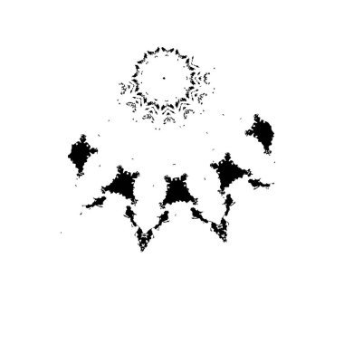 Siyah mürekkep lekesi. beyaz leke.