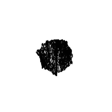 Beyaz arka planda siyah mürekkep fırça sıyrık