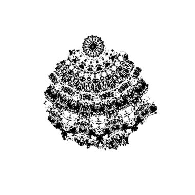 El çizimi mandala, dekoratif element