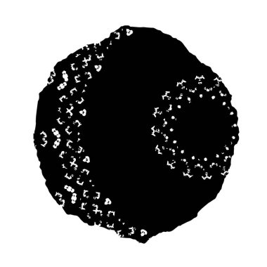 Vektör grunge damgası. soyut grunge yuvarlak dokusu.