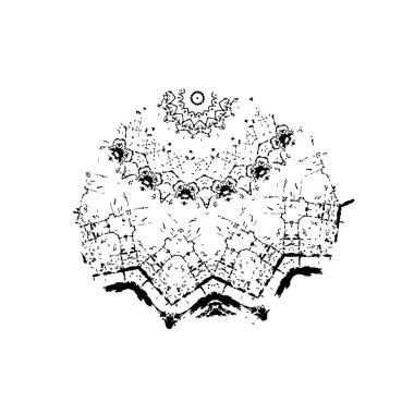 grunge siyah mürekkep şekli arkaplanı