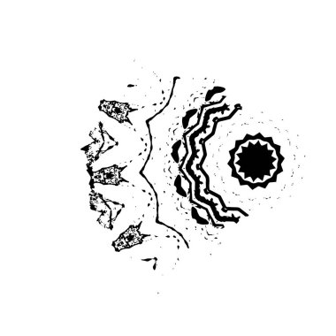 grunge siyah mürekkep şekli arkaplanı