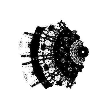 grunge siyah mürekkep şekli arkaplanı