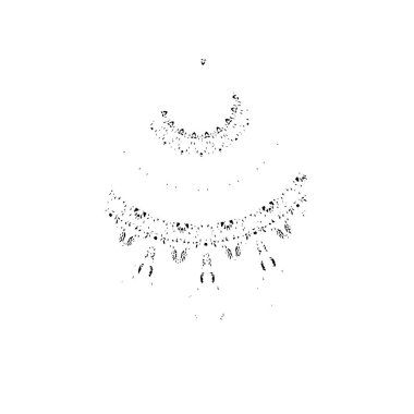 Bir sürü küçük gümüş ve altın konfeti..