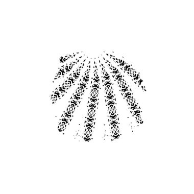 El çizimi karalama ikonu. vektör illüstrasyonu