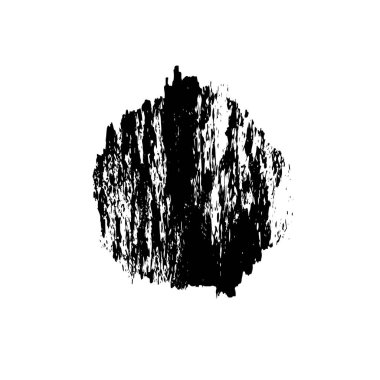 Soyut mürekkep fırçası vuruşları ve grunge etkisi. vektör illüstrasyonu