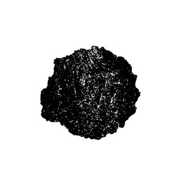 Vektör grunge sıkıntılı siyah doku beyaz arkaplanda izole