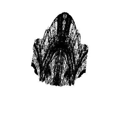 grunge siyah mürekkep şekli arkaplanı