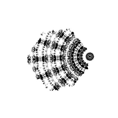 grunge siyah mürekkep şekli arkaplanı