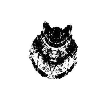 grunge siyah mürekkep şekli arkaplanı