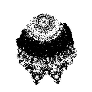 grunge siyah mürekkep şekli arkaplanı