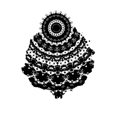 grunge siyah mürekkep şekli arkaplanı