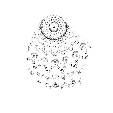 grunge siyah mürekkep şekli arkaplanı