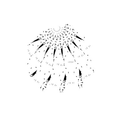 Grunge mürekkep sıçramasının basit illüstrasyonu