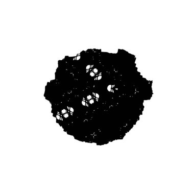 Grunge mürekkep sıçramasının basit illüstrasyonu