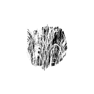 Grunge mürekkep sıçramasının basit illüstrasyonu