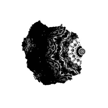 Grunge mürekkep sıçramasının basit illüstrasyonu