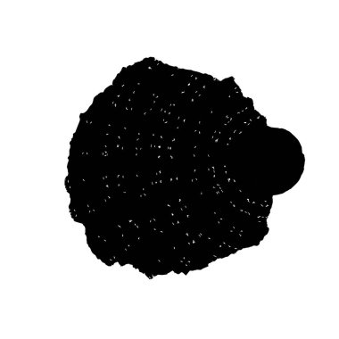 Grunge mürekkep sıçramasının basit illüstrasyonu